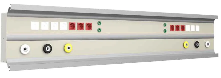 ICU Bed Head Unit with Rail