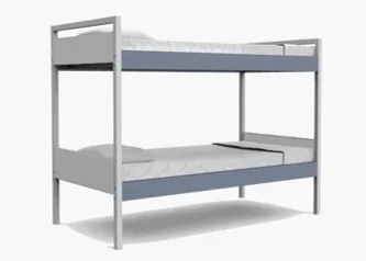 [NI-DLYT  3603] Meta - Metal Bunk-Bed