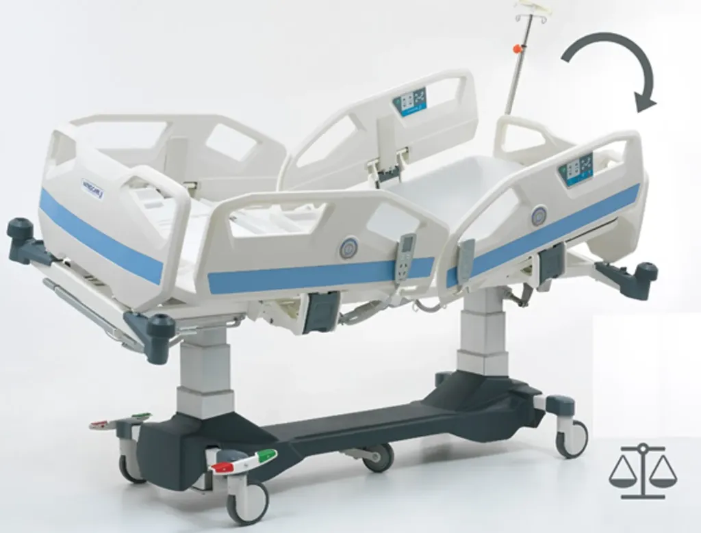 5-motor column ICU bed with lateral tilt (L/R)